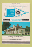Matchbook Cover - Campbell Photo Printing Service Washington DC 40 Strike