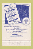 Matchbook Cover - Campbell Photo Printing Service Washington DC 40 Strike