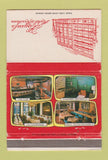 Matchbook Cover - Brussels Hotel Residence Belgium WEAR 40 Strike