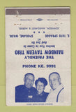 Matchbook Cover - Rainbow Tavern Trio Spokane WA WEAR 40 Strike