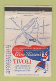 Matchbook Cover - Arne Nissen's Tivoli Toledo OH girlie  WEAR 40 Strike
