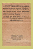 Matchbook Cover - Genuine Lath and Plaster CA WORN 40 Strike