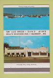 Matchbook Cover - Ship Cafe Ocean City MD Salisbury 40 Strike