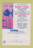 Matchbook Cover - Ship Cafe Ocean City MD Salisbury 40 Strike