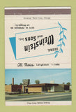 Matchbook Cover - Weinstein and Sons Funeral Home Chicago IL 40 Strike