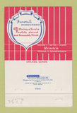Matchbook Cover - Weinstein and Sons Funeral Home Chicago IL 40 Strike