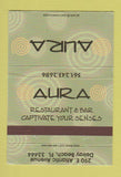 Matchbook Cover - Aura Delray Beach FL 40 Strike