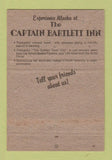 Matchbook Cover - Captain Barlett Inn Fairbanks AK 40 Strike
