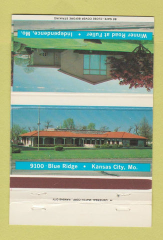 Matchbook Cover - Carson Funeral Home Independence Kansas City MO 40 Strike