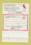 Matchbook Cover - Cardinal Camping Campground Everett WA 40 Strike
