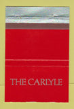 Matchbook Cover - The Carlyle Houston TX 40 Strike