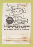 Matchbook Cover - Cascade Caverns San Antonio TX 40 Strike