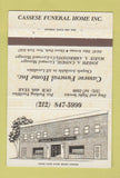 Matchbook Cover - Caasese Funeral Home Ozone Park NY 40 Strike