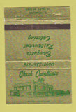 Matchbook Cover - Chuck Cavallini's Midlothian IL 40 Strike