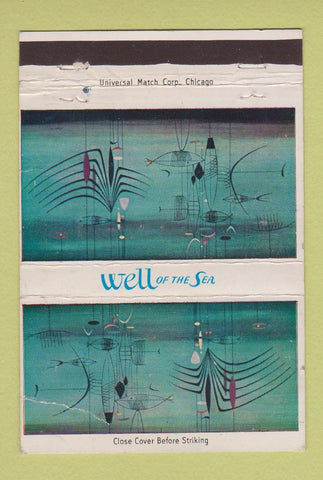 Matchbook Cover - Well of the Sea Sherman Hotel Chicago IL 40 Strike
