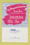 Matchbook Cover - Besser Company Decatur GA Concrete Blocks 40 Strike