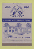 Matchbook Cover - Bethany Plumbing Heating Omaha Lincoln NE 40 Strike
