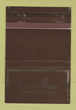 Matchbook Cover - Cavallino Restaurant Beverly Hills CA 40 Strike