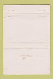 Matchbook Cover U Power Squadrons 1962 Potomac River Washington DC 40 Strike