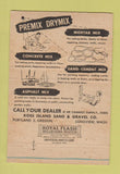 Matchbook Cover - Premix Concrete Mortar Portland OR 40 Strike