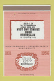 Matchbook Cover - Pittsburgh Home Savings PA 1956 40 Strike