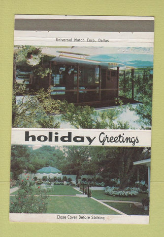 Matchbook Cover - Pearl's Yard Velma's Lake House Christmas 40 Strike
