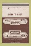 Matchbook Cover - Naegele Advertising Minneapolis St Paul MN 40 Strike