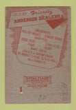 Matchbook Cover - Anderson Quality Feeds York PA 40 Strike