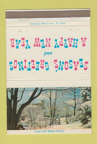 Matchbook Cover - GS A Jug Package Liquor Woodmont Christmas 40 Strike