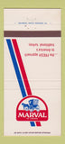 Matchbook Cover - Marval Turkey VA 30 Strike