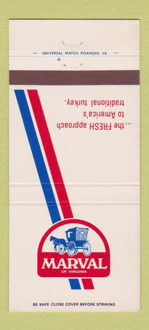 Matchbook Cover - Marval Turkey VA 30 Strike