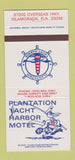 Matchbook Cover - Plantation Yacht Harbor Motel Islamorada FL WEAR 30 Strike