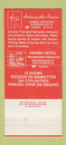 Matchbook Cover - Antwerp Air Service Hansa Hotel 30 Strike