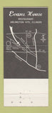 Matchbook Cover - Evans House Arlington Heights IL 30 Strike
