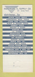 Matchbook Cover - Hardware and Supply Chester PA Machinery Tools 30 Strike