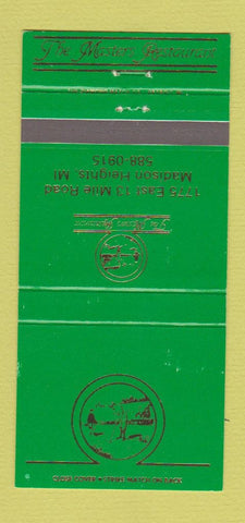 Matchbook Cover - The Masters Restaurant Madison Heights MI 30 Strike