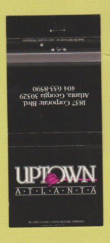 Matchbook Cover - Uptown Atlanta GA 30 Strike