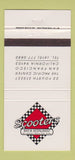 Matchbook Cover - Scooters Bar Restaurant San Francisco CA 30 Strike