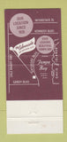 Matchbook Cover - The Colonnade Tampa FL 30 Strike