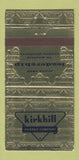 Matchbook Cover - Kirkhill Rubber Company Brea CA 30 Strike