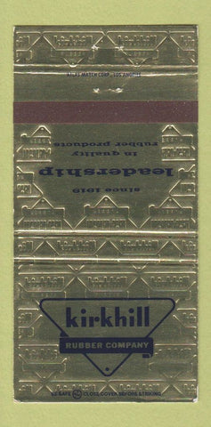 Matchbook Cover - Kirkhill Rubber Company Brea CA 30 Strike