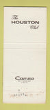 Matchbook Cover - The Houston Club TX WEAR 30 Strike