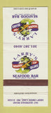 Matchbook Cover Larry's Seafood Bar House of Blues Deep Creek Lake MD 30 Strike