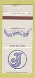 Matchbook Cover - Jimmy's Harborside Restaurant Boston MA WEAR 30 Strike