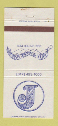 Matchbook Cover - Jimmy's Harborside Restaurant Boston MA WEAR 30 Strike