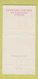 Matchbook Cover - Giannotti Steak House Italian Norridge IL 30 Strike