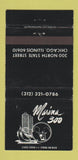 Matchbook Cover - Marina 300 Chicago IL WEAR 30 Strike