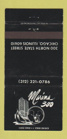 Matchbook Cover - Marina 300 Chicago IL WEAR 30 Strike