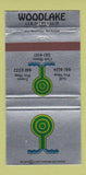 Matchbook Cover - Woodlake Country Club  San Antonio TX 30 Strike