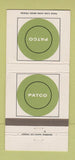 Matchbook Cover - Patco Pacific Tube Los Angeles CA 30 Strike